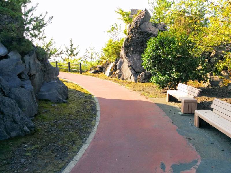 烏島展望台 展望台へのスロープ