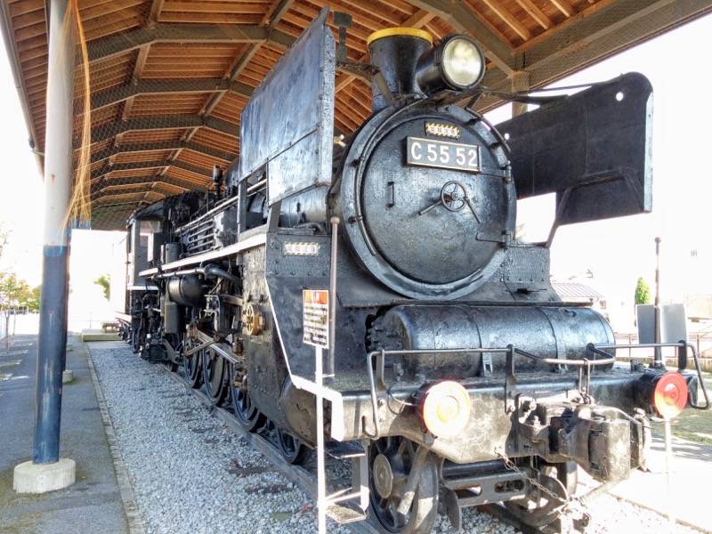 吉松駅 C55形蒸気機関車52号機２