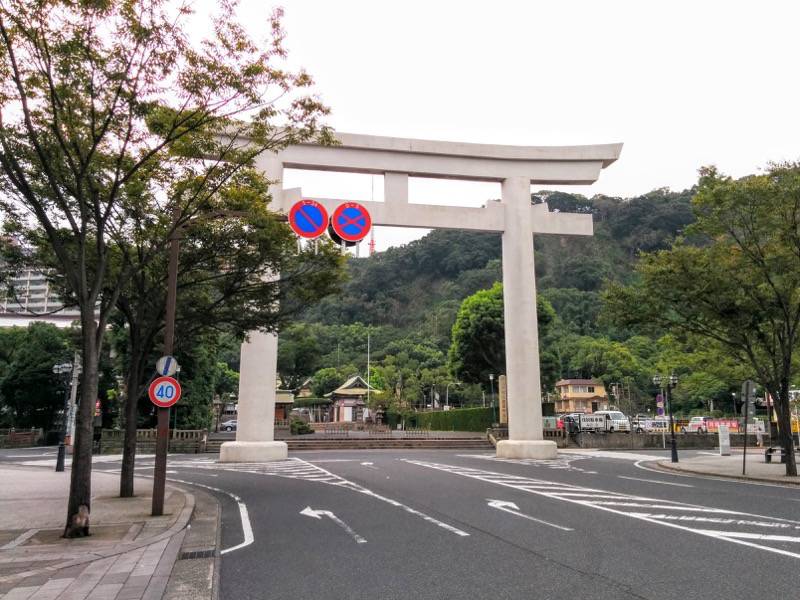 照国神社-大鳥居.jpg 照国神社 大鳥居