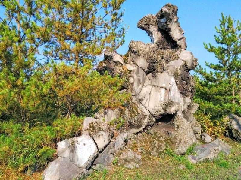 烏島展望台 たぬき岩後ろから