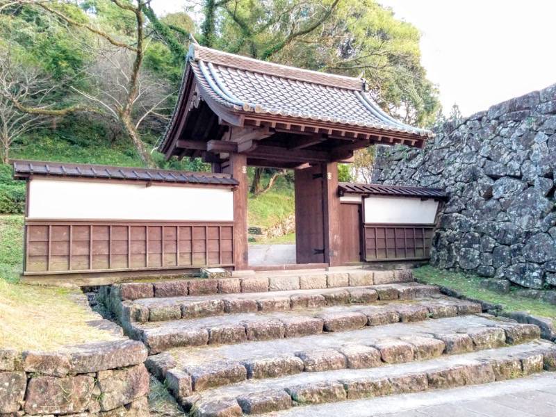 人吉城跡-堀合門跡1.jpg 人吉城跡 堀合門跡1