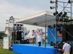 ドルフィンポートであってた潮騒フェスタでさかなクンを発見｜鹿児島県鹿児島市