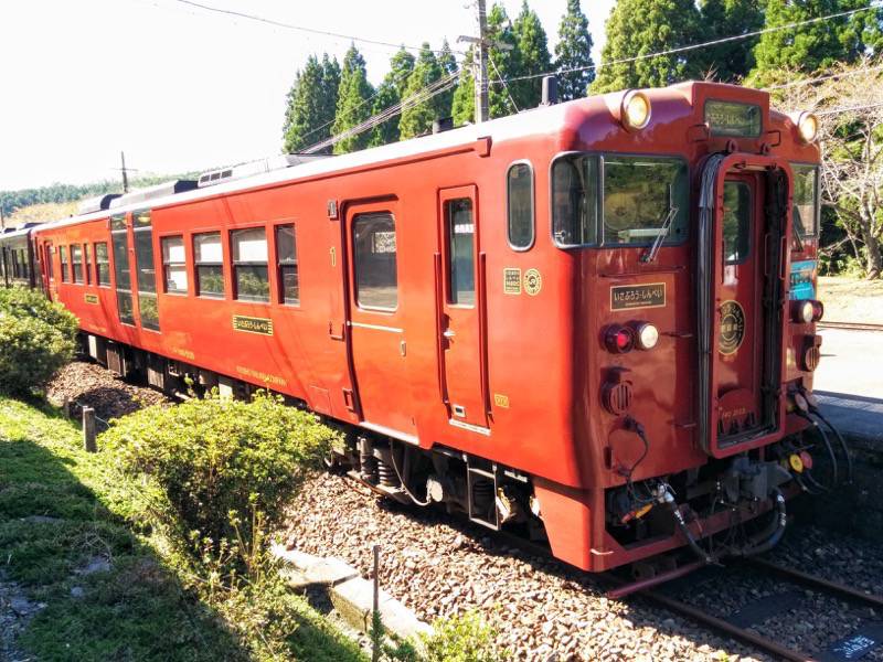 いさぶろう しんぺい 大畑駅にて