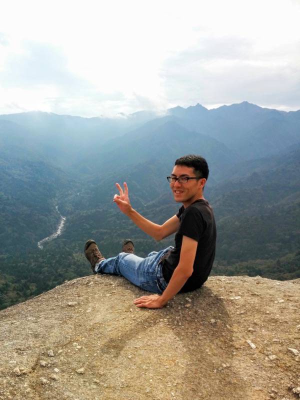 白谷雲水峡1００太鼓岩記念写真