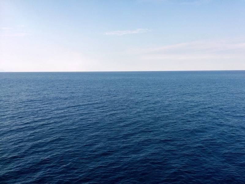 フェリー屋久島2 水平線