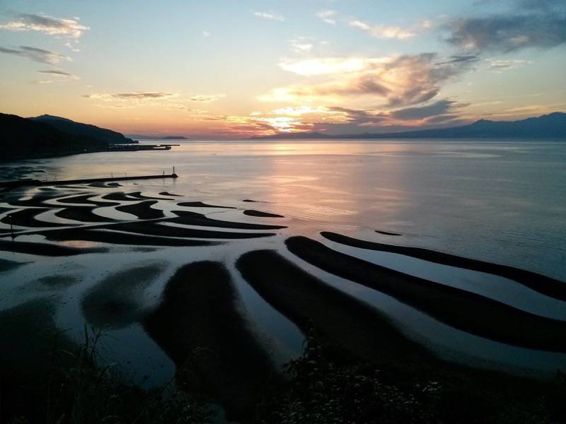 御輿来海岸 景勝地夕暮れ４