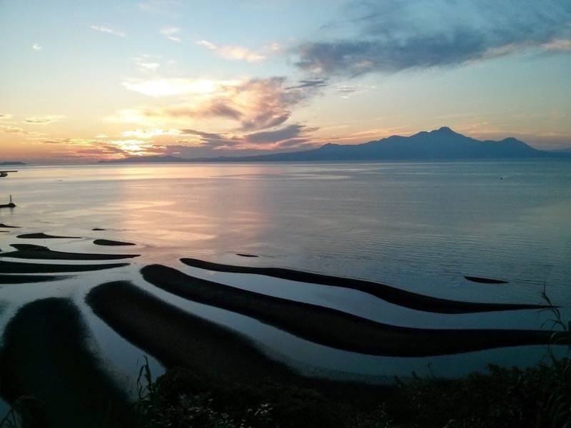 御輿来海岸 景勝地夕暮れ５