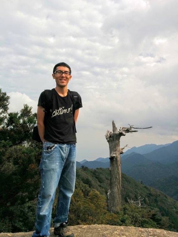 白谷雲水峡８９太鼓岩記念写真