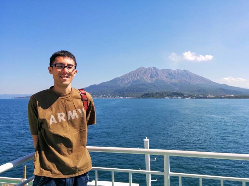 桜島フェリー 記念撮影