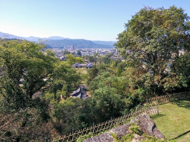 人吉城跡-三の丸跡よりの眺め1.jpg 人吉城跡 三の丸跡よりの眺め1