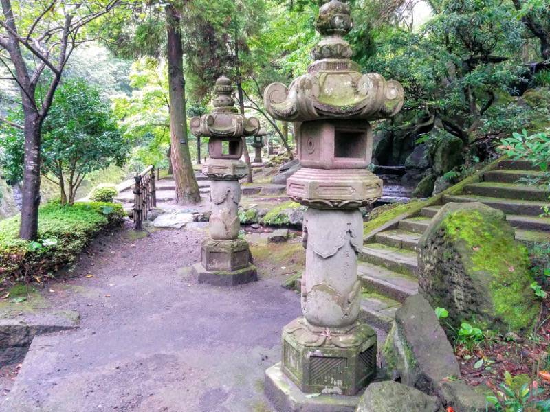 仙巌園-御庭神社鳥居.jpg 仙巌園 御庭神社鳥居