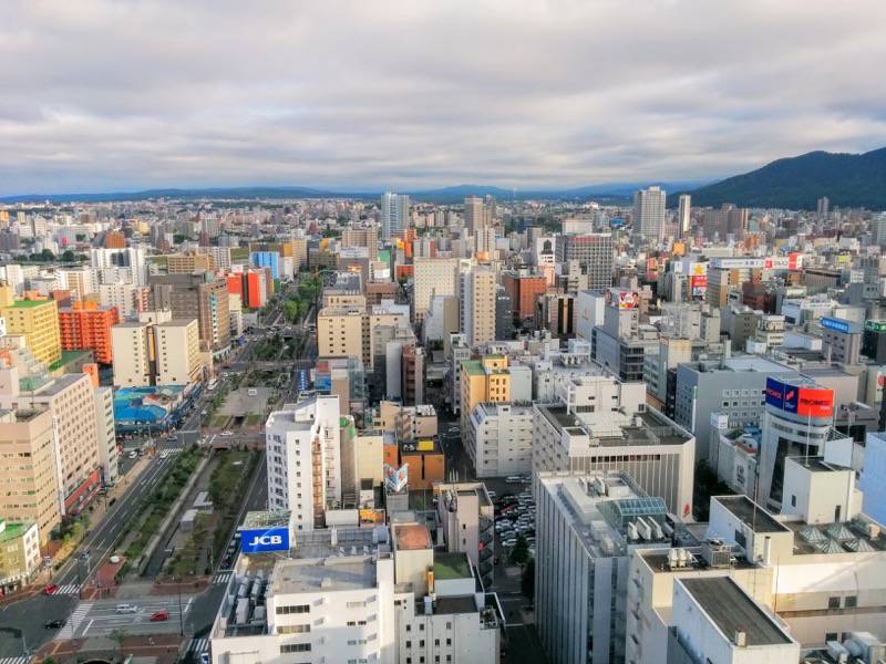 さっぽろテレビ塔 南側の窓から２