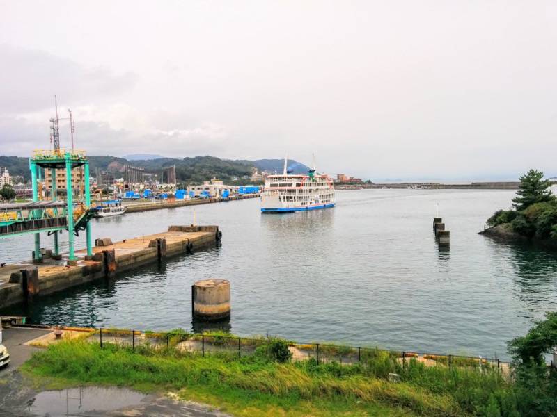 桜島フェリー 到着シーン１