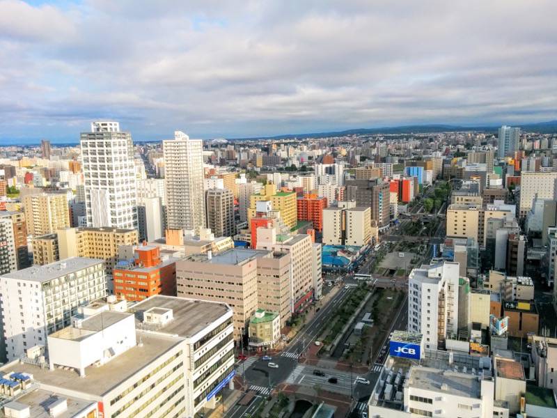 さっぽろテレビ塔 南側の窓から１