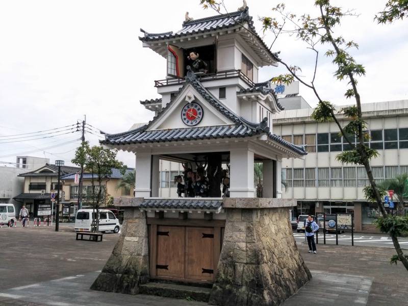 人吉駅からくり時計１