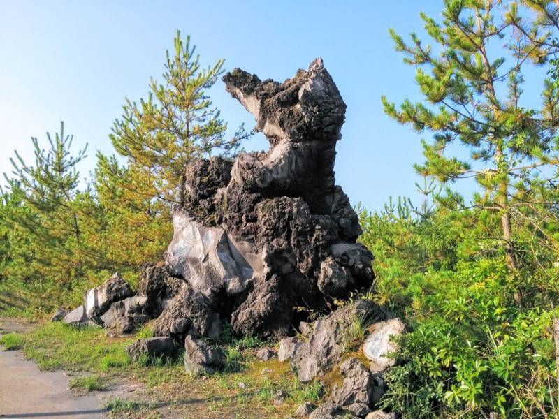 烏島展望台 たぬき岩前から