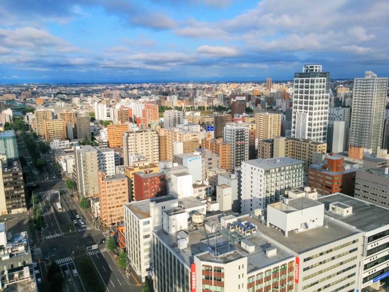 さっぽろテレビ塔 東側の窓から３