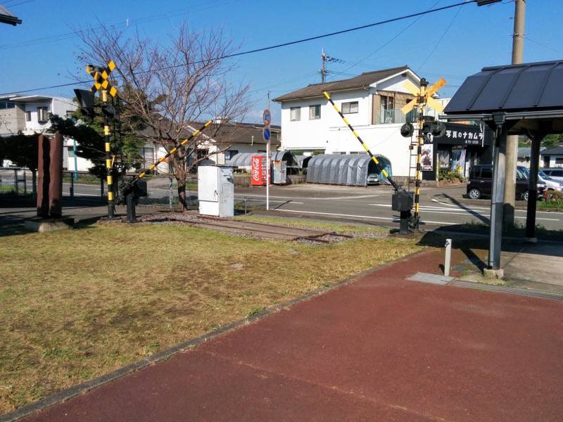 吉松駅 踏切跡