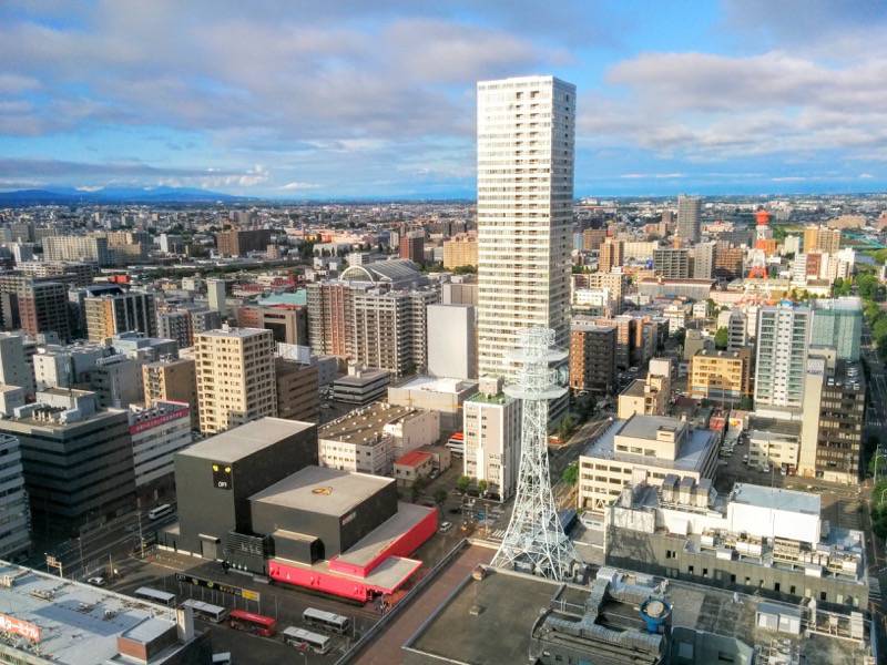 さっぽろテレビ塔 東側の窓から２