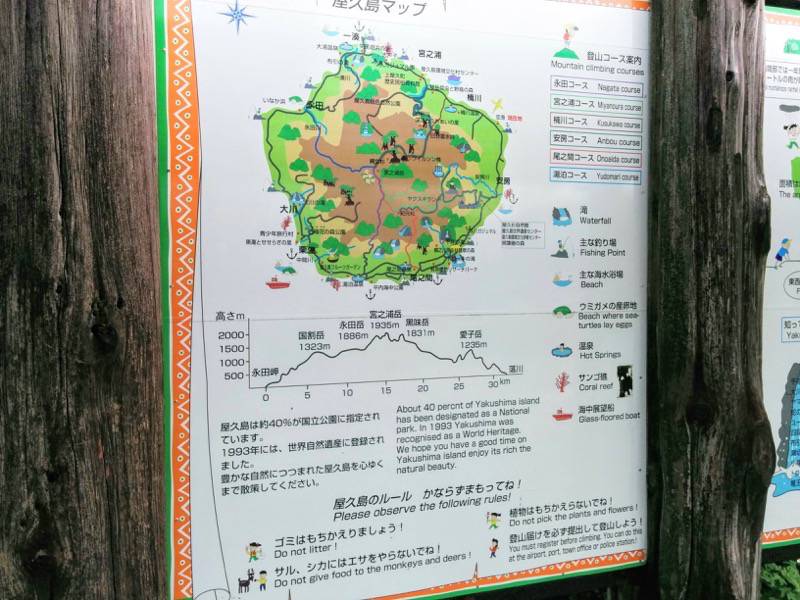 屋久島空港 屋久島マップ