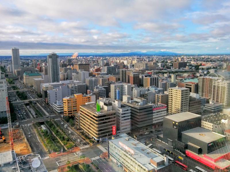 さっぽろテレビ塔 北側の窓から２