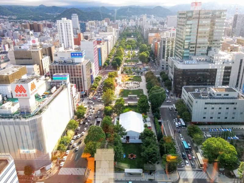 さっぽろテレビ塔 西側の窓から１