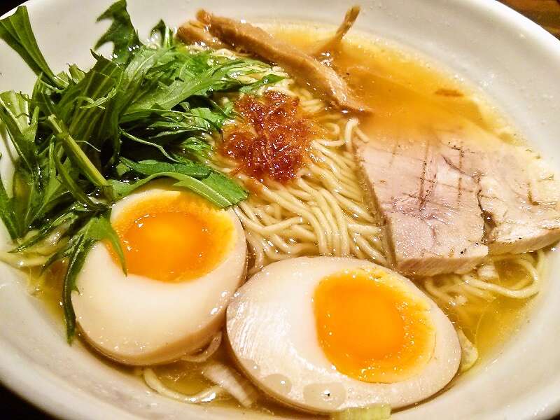 ラーメン臨機-半熟味玉ラーメン.jpg ラーメン臨機 半熟味玉ラーメン