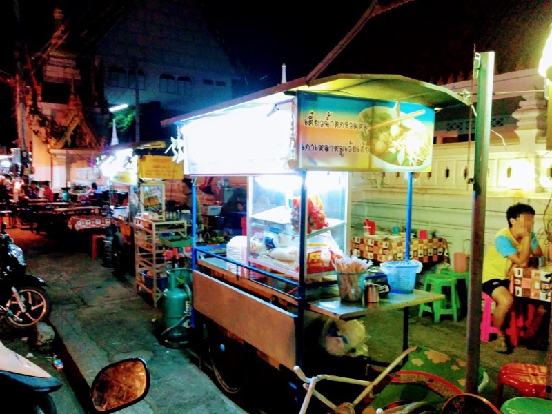 14クイティアオの屋台