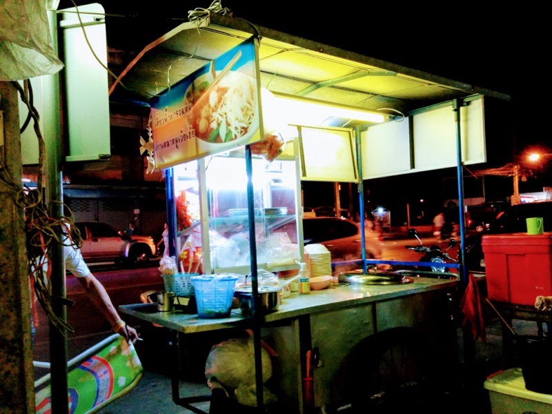 15クイティアオの屋台