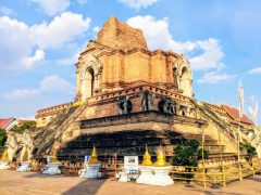 最大の仏塔があったワット・チェディルアン｜タイ チェンマイ