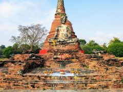 ひっそりと佇むワット・ウォラ・ チェット・タ・ラーム｜タイ アユタヤ歴史公園