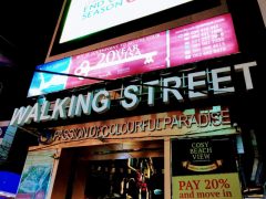 パタヤ最大の繁華街 ウォーキングストリート｜タイ