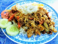 ソイブッカオから少し入った場所にある食堂｜タイ パタヤ