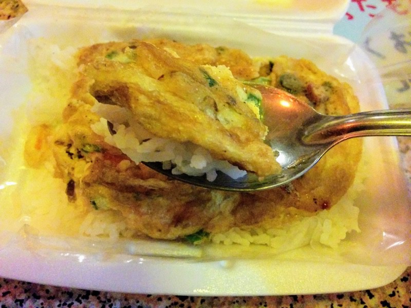 16屋台のオムレツ