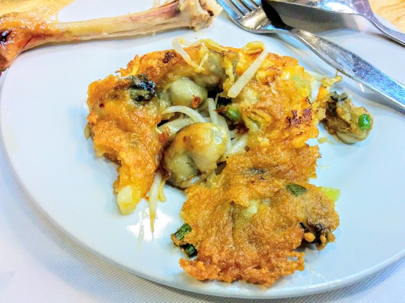 13カキと野菜の玉子とじ