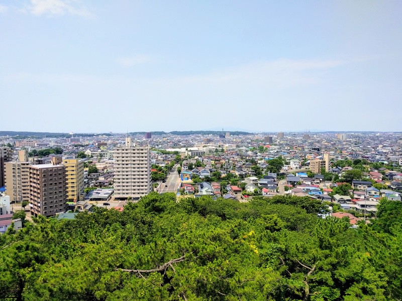 32御隅櫓から西側の眺め