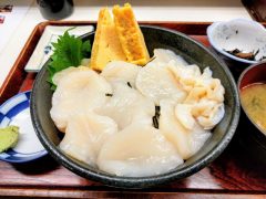 丸青食堂｜青森県青森市｜ホタテ丼