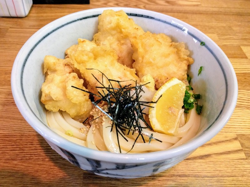 14とり天ぶっかけ