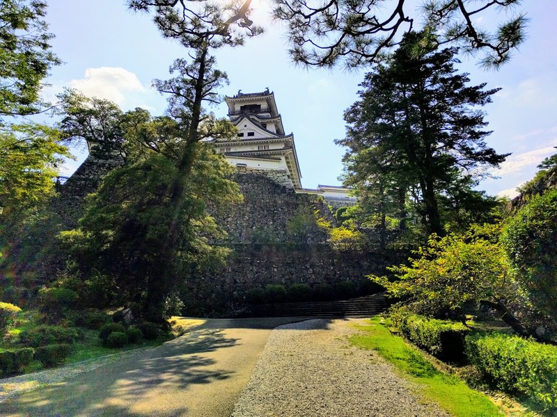 12杉の段から天守