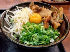 けんど茶屋で徳島丼とそば米汁｜徳島県徳島市