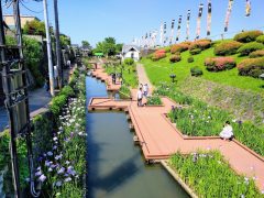 かつては商家が並んでいた高瀬裏川｜熊本県玉名市