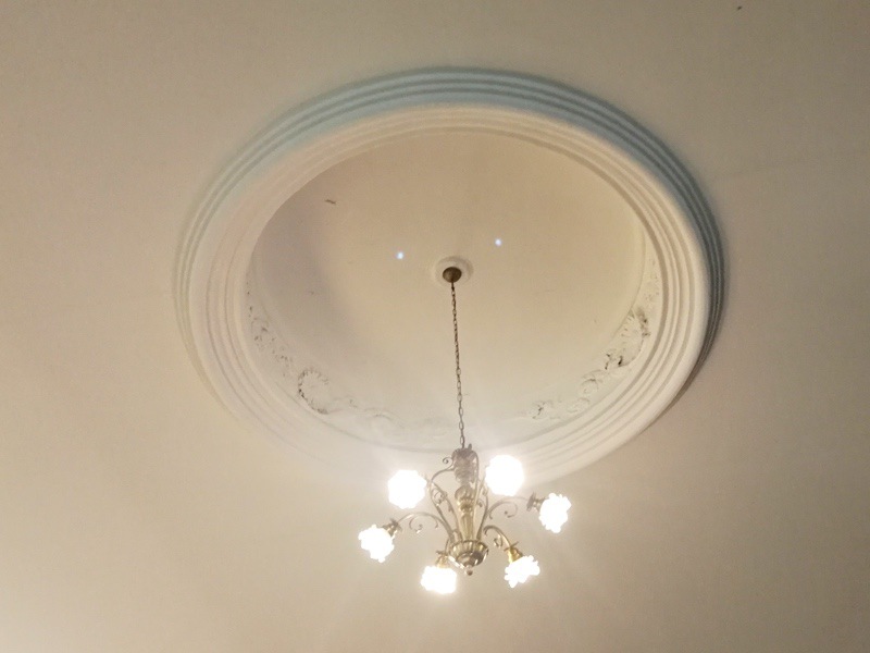 100教誨堂天井中心飾り