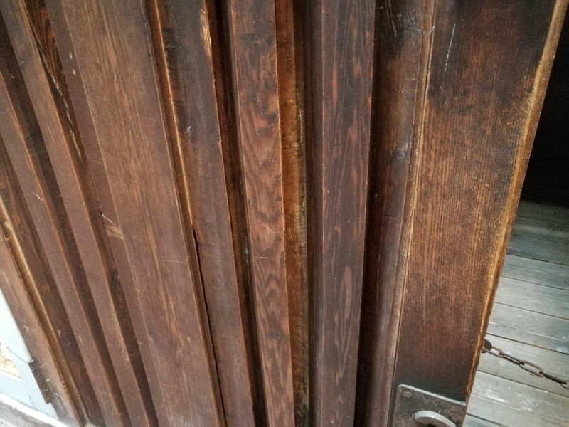 78五翼放射状平屋舎房第四舎くの字の格子