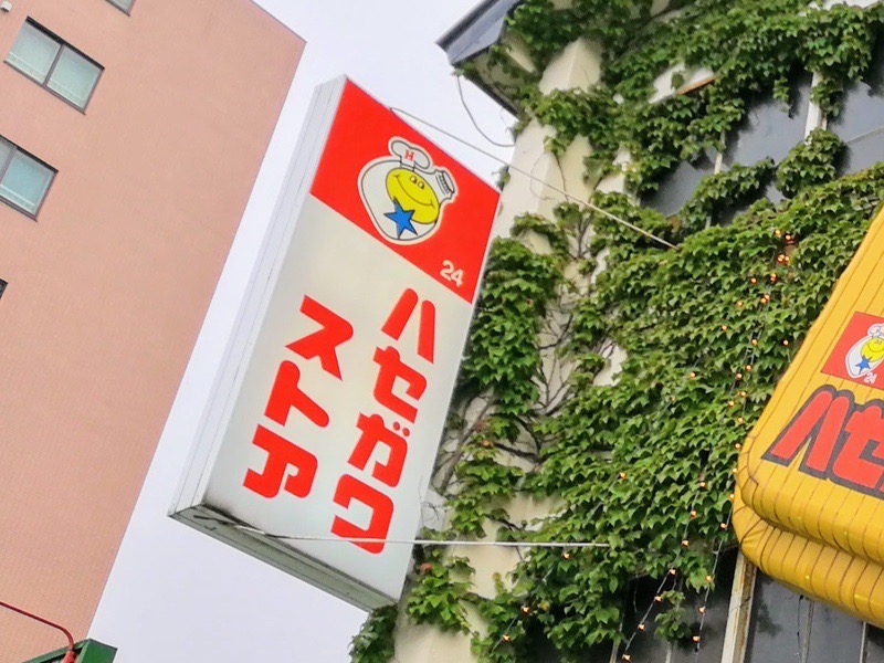 ハセガワストア看板.jpg ハセガワストア看板