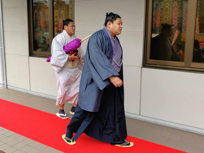 会場入り45阿炎