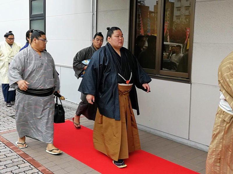 会場入り37豪栄道