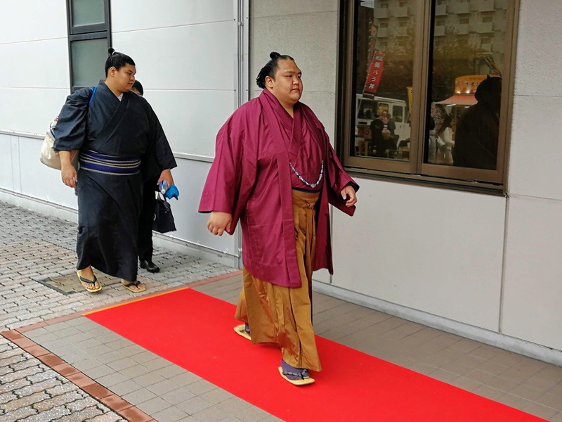 会場入り66北勝富士